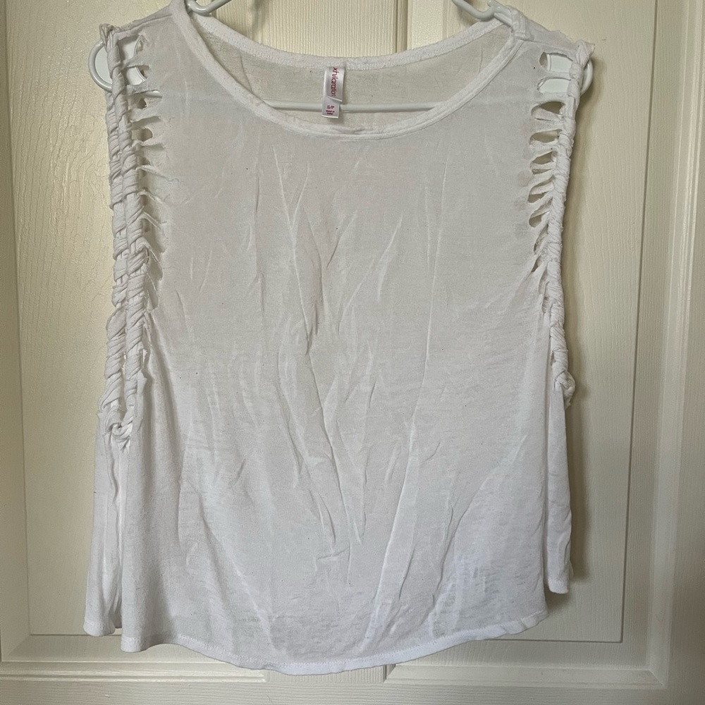 White tank top
